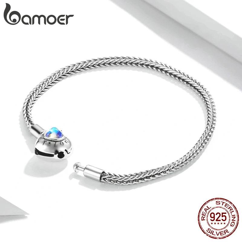 Pulseira Charm em Formato de Coração BAMOER