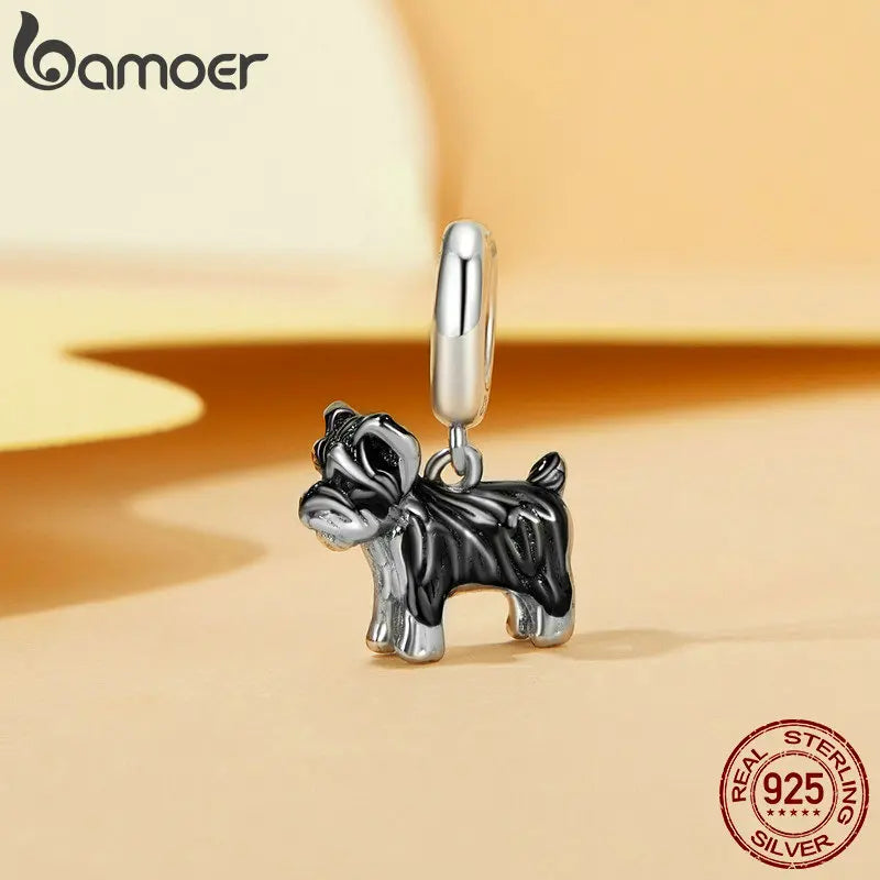 Pingentes Charm BANHO DE OURO BAMOER para Pulseira Charm