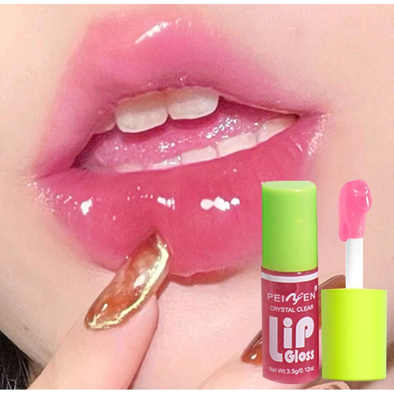 Conjunto de 6 peças Lipgloss Hidratante Eficiente - Gloss Labial Jelly Longa Duração