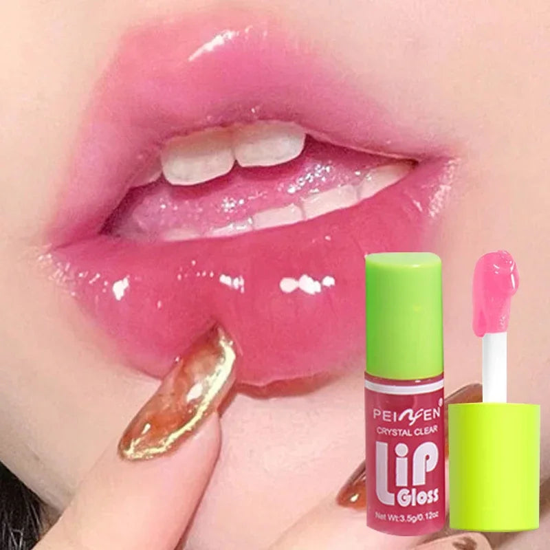 Conjunto de 6 peças Batom Lip Oil Coreano - Gloss Hidratante e Longa Duração para Lábios