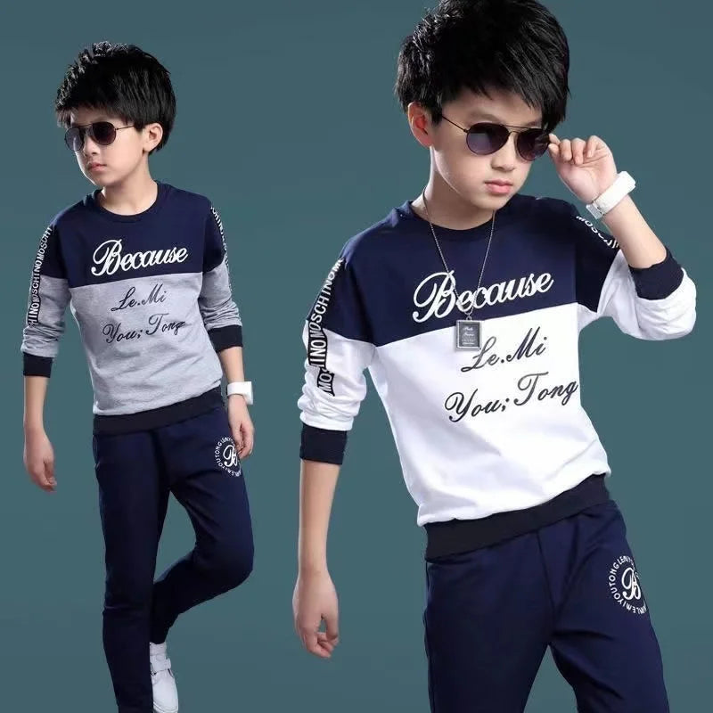 Conjunto Infantil Masculino Fashion para Outono